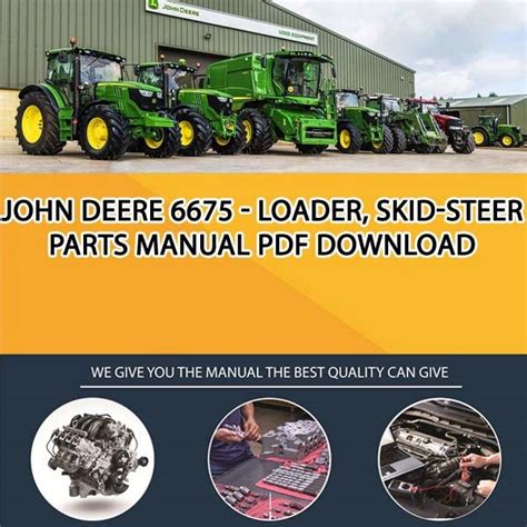 deere 6675 skid steer|john deere 6675 manual.